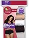 Fruit of the Loom 6-Pack Women's Fit for Me Plus Size Microfiber Briefs 5DM204P