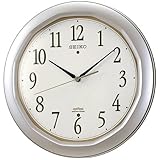 SEIKO CLOCK(セイコー クロック) 電波掛け時計 ツイン・パ シルバー KS804S