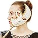 YUFENG Venetian Mask On a Stick Mardi Gras Mask for Women Masquerade Party Prom Ball (White) Halloween/Chrismas Cosplay