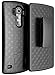 NageBee LG G4 Case with Free [Tempered Glass Screen Protector], Black Swivel Slim Belt Clip Holster Armor Protective Case, Defender Cover Holster Shell Combo Case for LG G4 - Black
