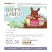 Amazon Gift Card - E-mail - Happy Easter - Chocolate Bunny