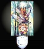Fairy Riding a Dragonfly Decorative Night Light