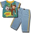 Curious George "Plays Soccer" Short sleeve, Long-leg pajamas for toddlers - ON SALE Curious George "Plays Soccer" Short sleeve, Long-leg pajamas for toddlers - ON SALE