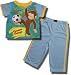 Curious George "Plays Soccer" Short sleeve, Long-leg pajamas for toddlers - ON SALE