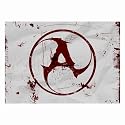 Glasses Cleaning Cloth Large Sized 2-Sided of Anarchy Symbol