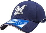 New Era Milwaukee Brewers Authentic Batting Practice Cap (Navy, Medium/Large)