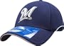 New Era Milwaukee Brewers Authentic Batting Practice Cap (Navy, Medium/Large)