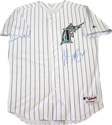 Hanley Ramirez Autographed/Hand Signed Florida Marlins Jersey