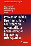 Proceedings of the first international conference on advanced data and information engineering (DaEng-2013)