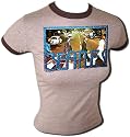 Vintage 1969 Beatles Abbey Road Glitter Iron-On Ringer T-Shirt RARE