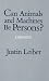 Can Animals and Machines Be Persons?: A Dialogue