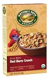 Nature's Path Organic Flax Plus Red Berry Crunch Cereal, 10.6-Ounce Boxes (Pack of 6)