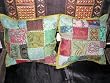 Chair Cushion Covers-2 Asparagus Embroidered Toss Pillow Covers Shabby Chic