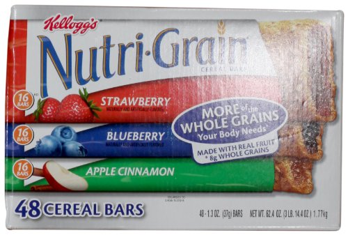 Nutri-Grain-Kelloggs Cereal Bars Variety Pack, 48/1.3 oz