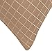 Amazon Brand – Pinzon Reversible Square Matelasse European Sham, Ivory/Camel