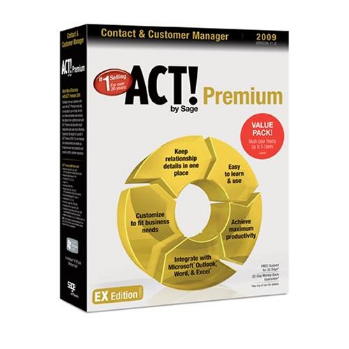 ACT! by Sage Premium 2009 (11.0) Multi-User Value Pack