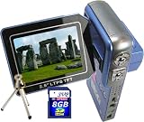 SVP HDDV-3000 12MP Max. 6-in-1 Multi-Functional Camcorder with Rare Huge Flip LCD! (8GB SDHC Card & Tripod Included)