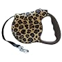 Avant Garde Retractable Dog Leash, Animal Print, M&hellip by 26 Bars & a Band