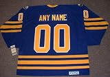 BUFFALO SABRES 1980's CCM Vintage Throwback Away NHL Hockey Jersey Customized with Any Name & Number(s)