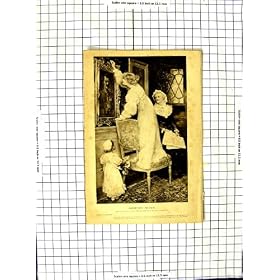 Peinture de Mur de Femme de Magazine de C1790-C1900 Cassell