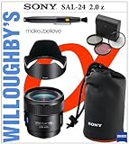 Sony SAL24F20Z Carl Zeiss® Distagon T* 24mm F2 ZA SSM Lens + Sony ALC-SH11 ....
