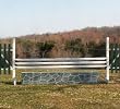 Stone Pattern Wall Wood Horse Jumps Set/2 10ft