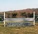 Stone Pattern Wall Wood Horse Jumps Set/2 10ft
