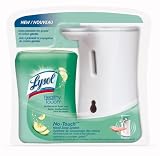 Lysol 00061 8.5-Ounce White Soothing Cucumber Splash Hand Soap System (Case of 4)