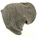 Soft Ribbed Ski Beanie Slouch Slouchy Knit Hat Heather Gray image 4