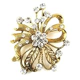 Floral Corsage Brooch