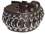 LEATHER CUFF WRISTBAND BRACELET