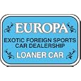EUROPA LOANER CAR magnet