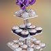 Cupcake Snap 6-Tier Square Acrylic Cupcake Stand and Dessert Tower
