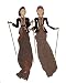 INDONESIAN ROD PUPPETS (PAIR), WAYANG GOLEK