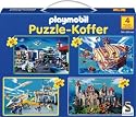 Playmobil 4 Piece Super Puzzle Set: 4 Puzzles in Case