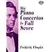 The Piano Concertos in Full Score (Dover Music Scores)