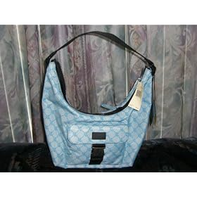 RALPH LAUREN designer purses turquoise nylon large hobo bag designer handbags.