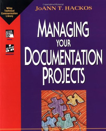 Textbook - Managing Your Documentation Projects