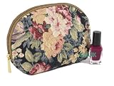 Tapestry Cosmetic/Makeup Bag (Peony) - Gobelin Style