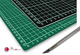Produkt-Bild: Schneidematte 60 x 90 cm, selbstheilend, gr&uuml;n/schwarz - Profiqualit&auml;t
