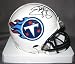 Eddie George Tennessee Titans NFL Hand Signed Mini Football Helmet
