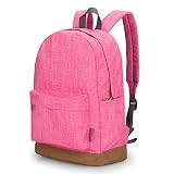 Tinyat College Bookbag Backpack Stylish School Bag Hiking Daypack T101, Pink