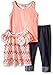Little Lass Baby and Girls' 3 PC Capri Set Chevron Lace