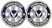 United States Air Force Retired Wheel Cut Out Challenge Coin