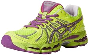 ASICS Women's Gel-Nimbus 15 Running Shoe,Flash Yellow/Lightning/Berry,9.5 M US