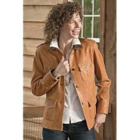 WoMens Keira Leather Jacket by Overland