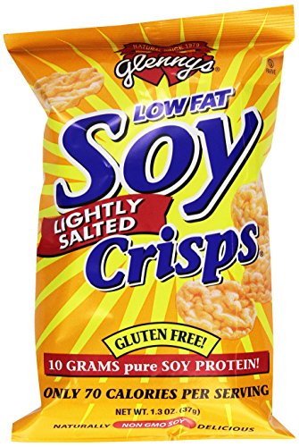 Glenn Foods Low Fat Soy Crisps - Lightly Salted - 1.3 oz