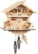 German Clock - Wood Cutter and Windmilll German Clock - Wood Cutter and Windmilll