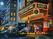 Theater District 500pc Jigsaw Puzzle by Geno Peoples