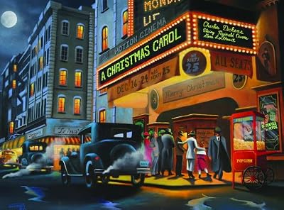 Theater District 500pc Jigsaw Puzzle by Geno Peoples